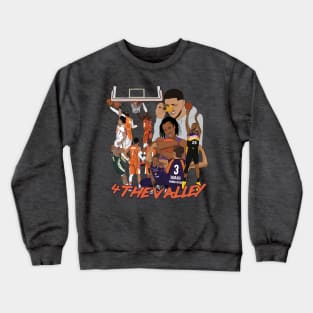 Phoenix Basketball 4 The Valley Suns Mercury Booker Taurasi Crewneck Sweatshirt